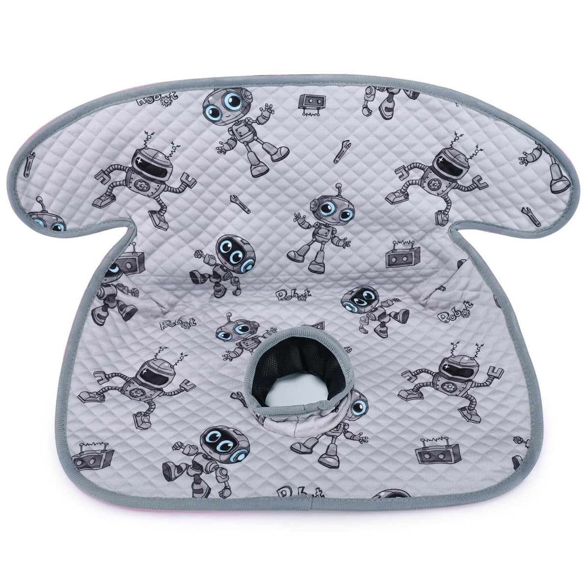 Waterproof car seat potty protector in Robot Grey