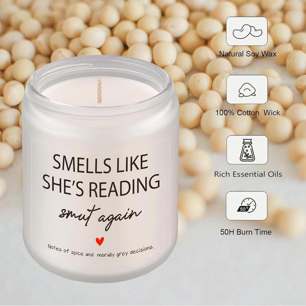 Smells Like She’s Reading Smut Again Candle – 9oz