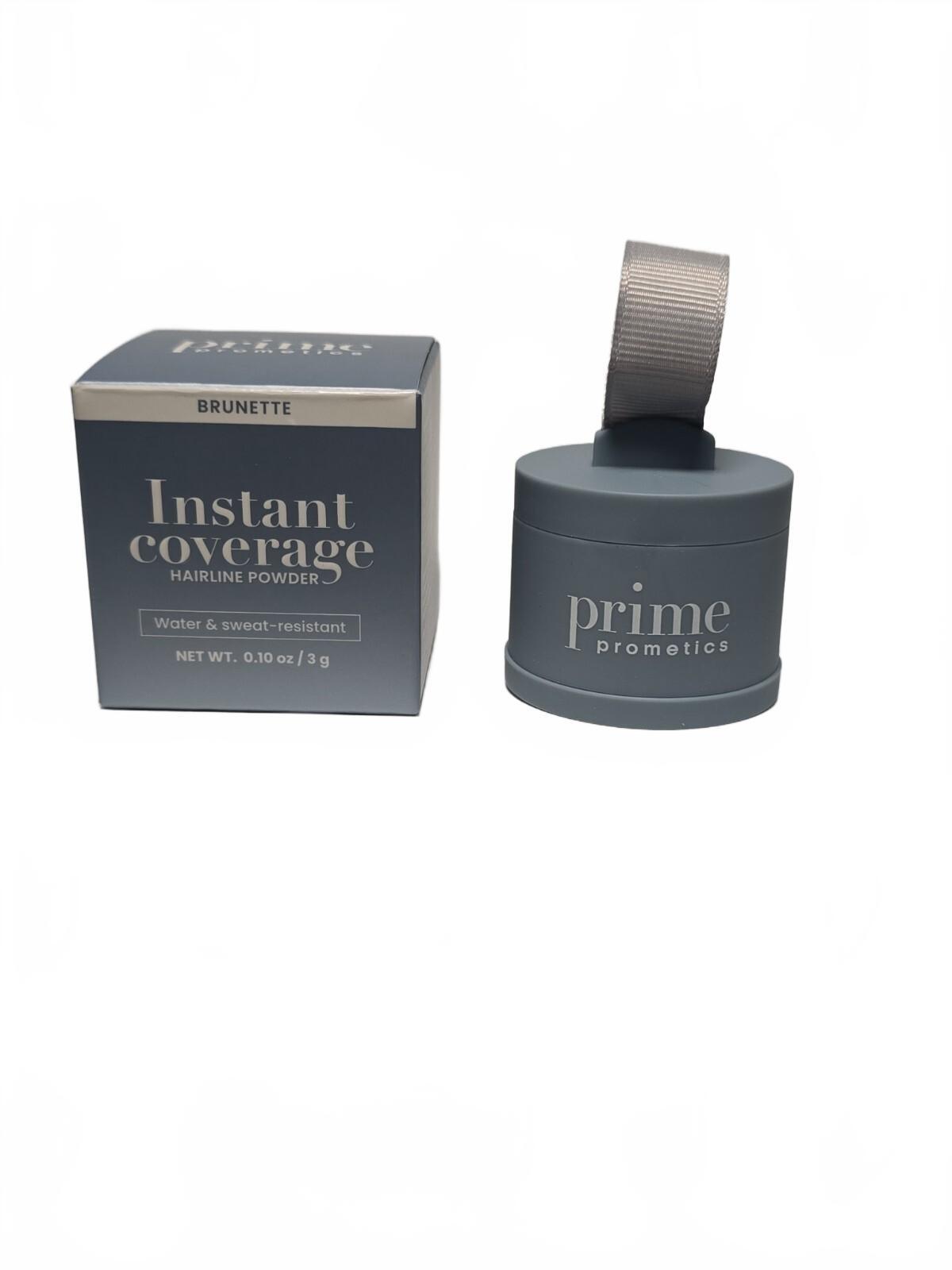 Prime Prometics Hairline Powder Brunette Covers Grays Roots Thinning Spots New