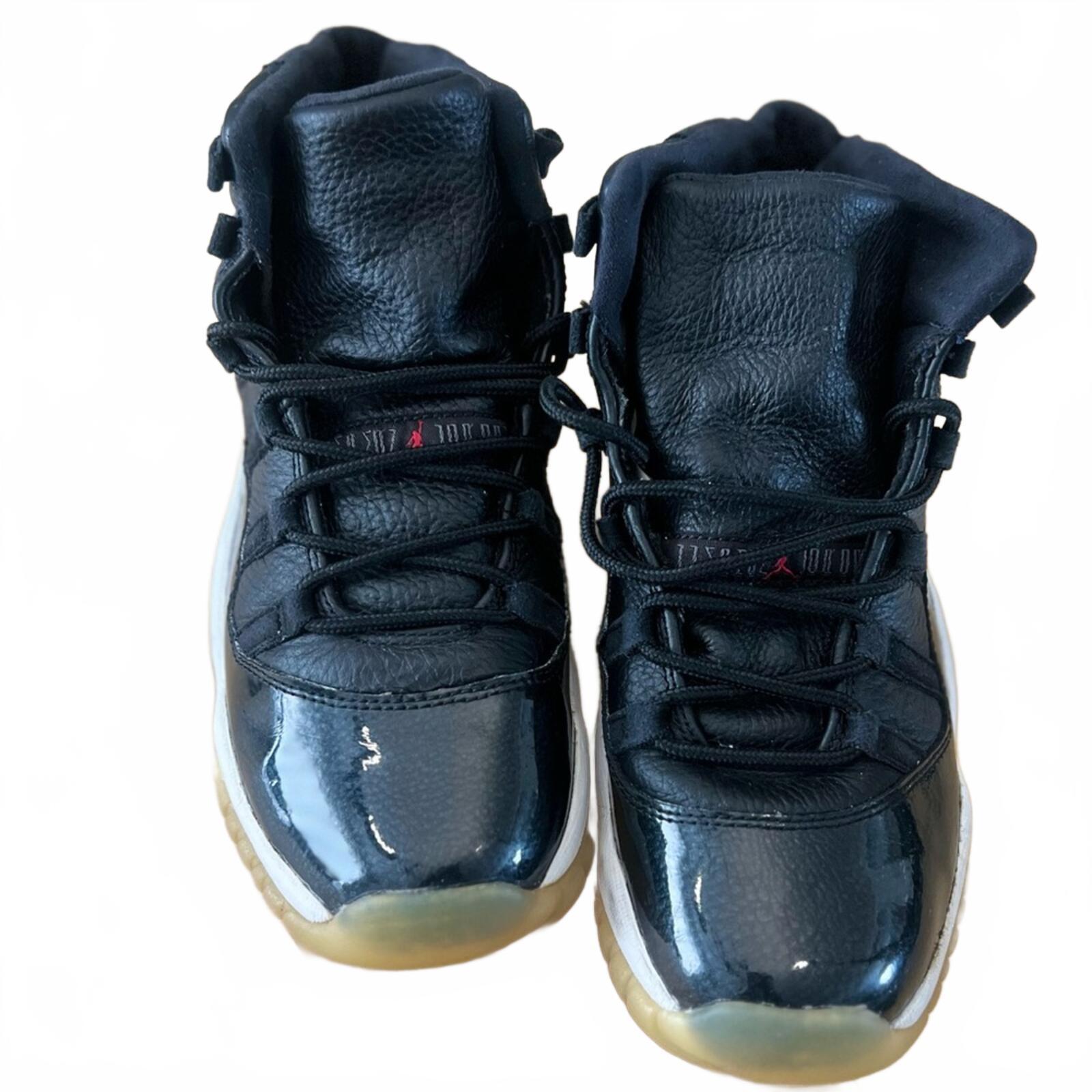 Air Jordan 11 Retro Kids Sneakers Black White Size 6.5Y Patent Leather Classic