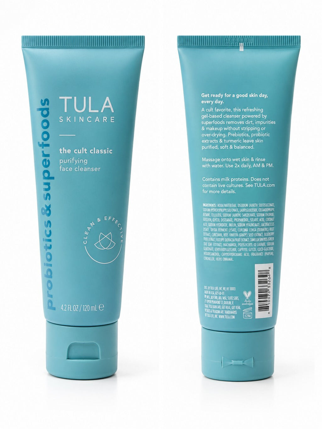 TULA Cult Classic Purifying Face Cleanser 4.2 oz