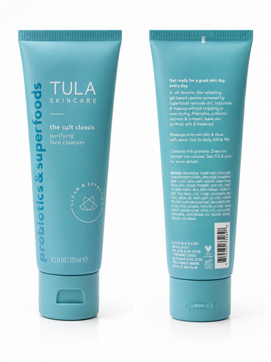 TULA Cult Classic Purifying Face Cleanser, 4.2 oz