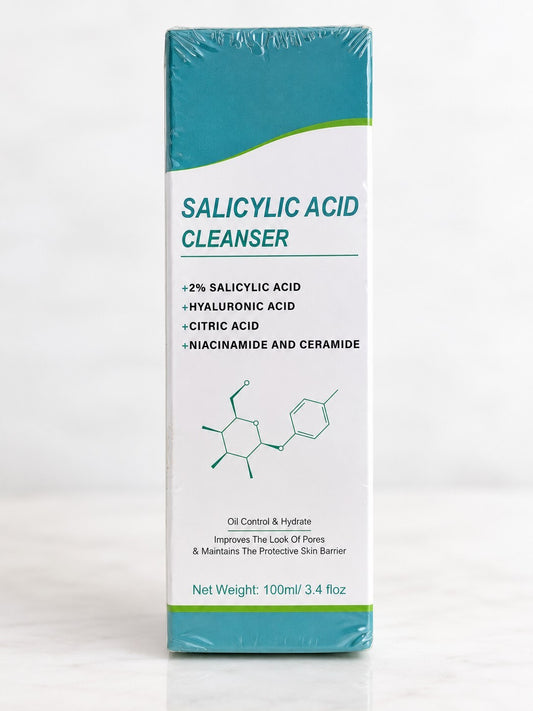 2% salicylic acid face cleanser with hyaluronic acid, niacinamide and ceramide, 100 ml
