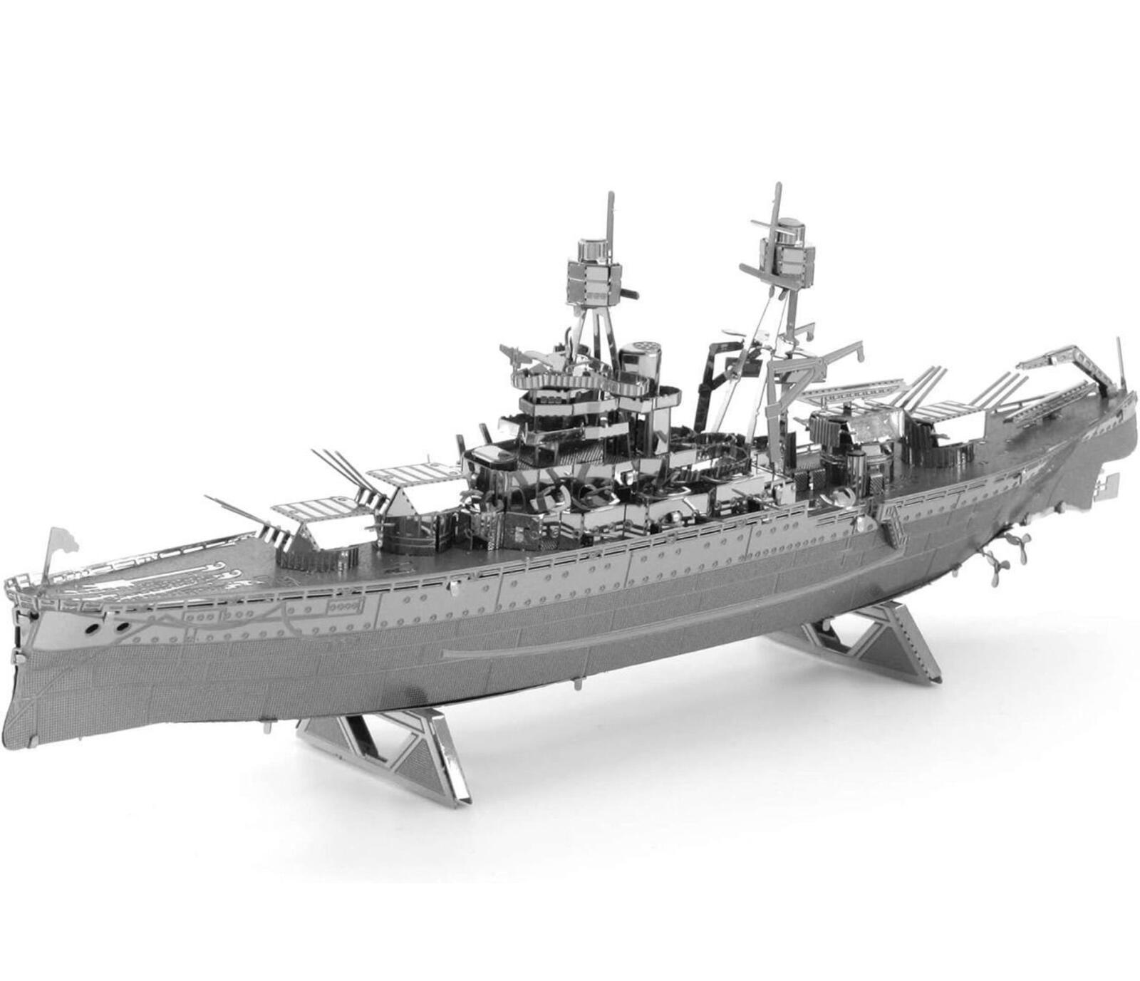 USS Arizona 3D Metal Model Kit Metal Earth Challenging Steel Build