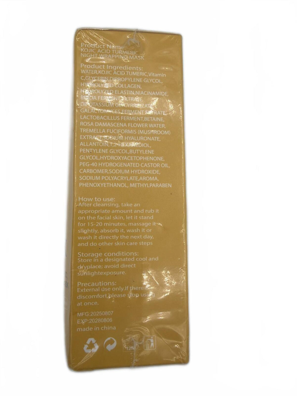 Revix Kojic Acid Turmeric Night Wrapping Mask Face Mask Skincare New