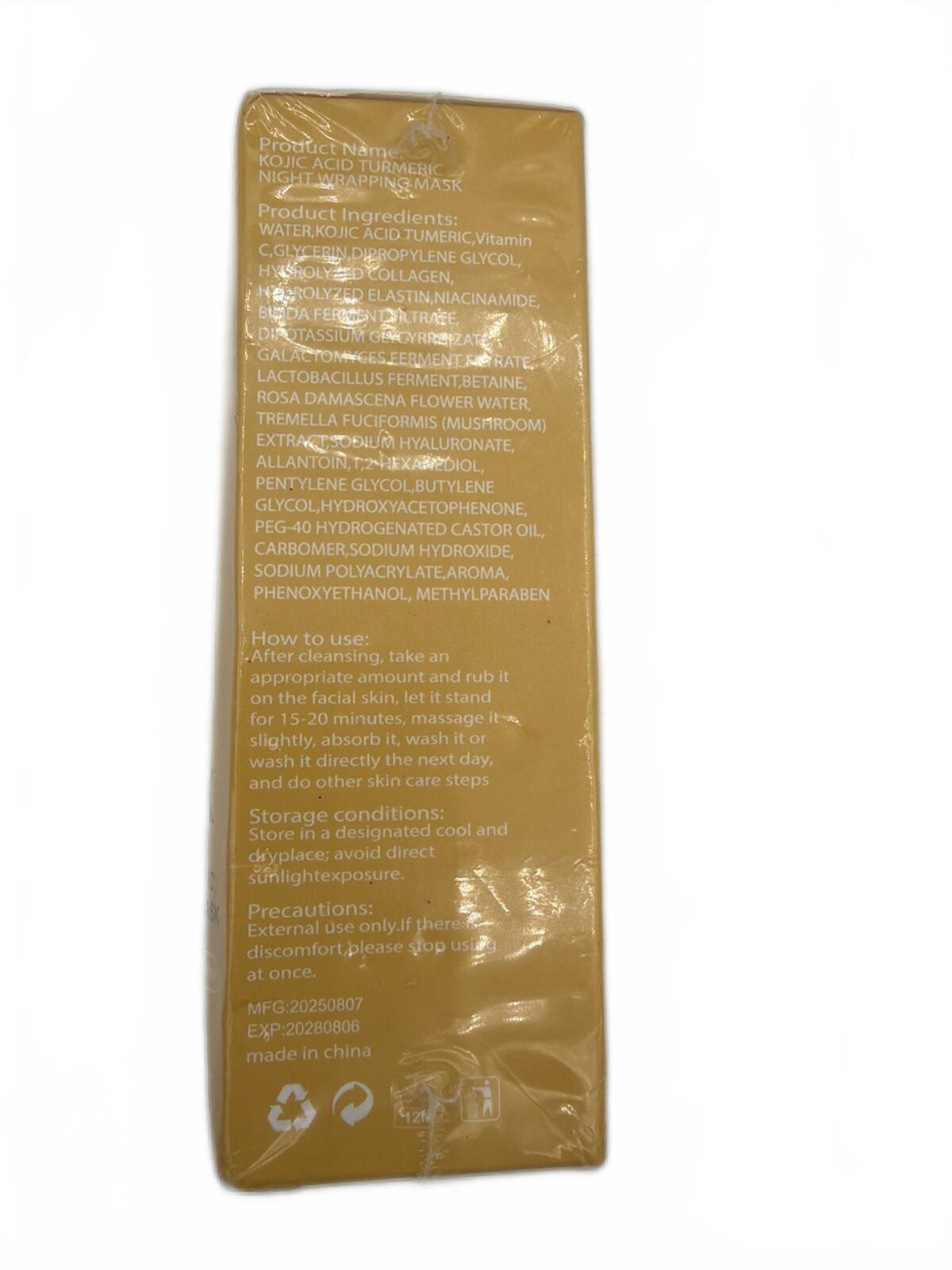 Revix Kojic Acid Turmeric Night Wrapping Mask Face Mask Skincare New