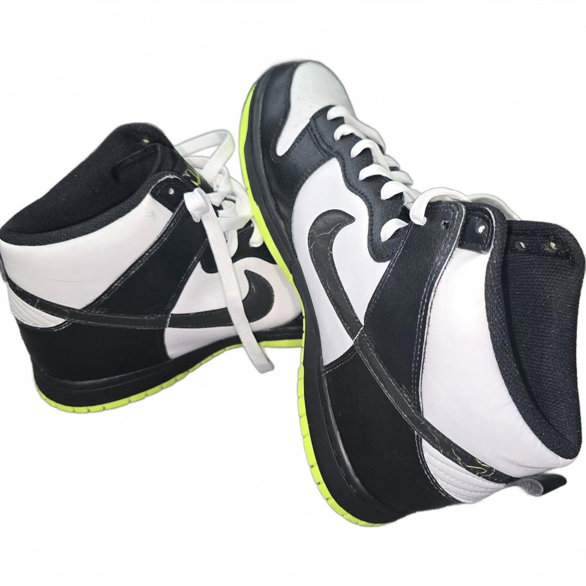 Nike Dunk High Black White Volt Men’s Size 11.5