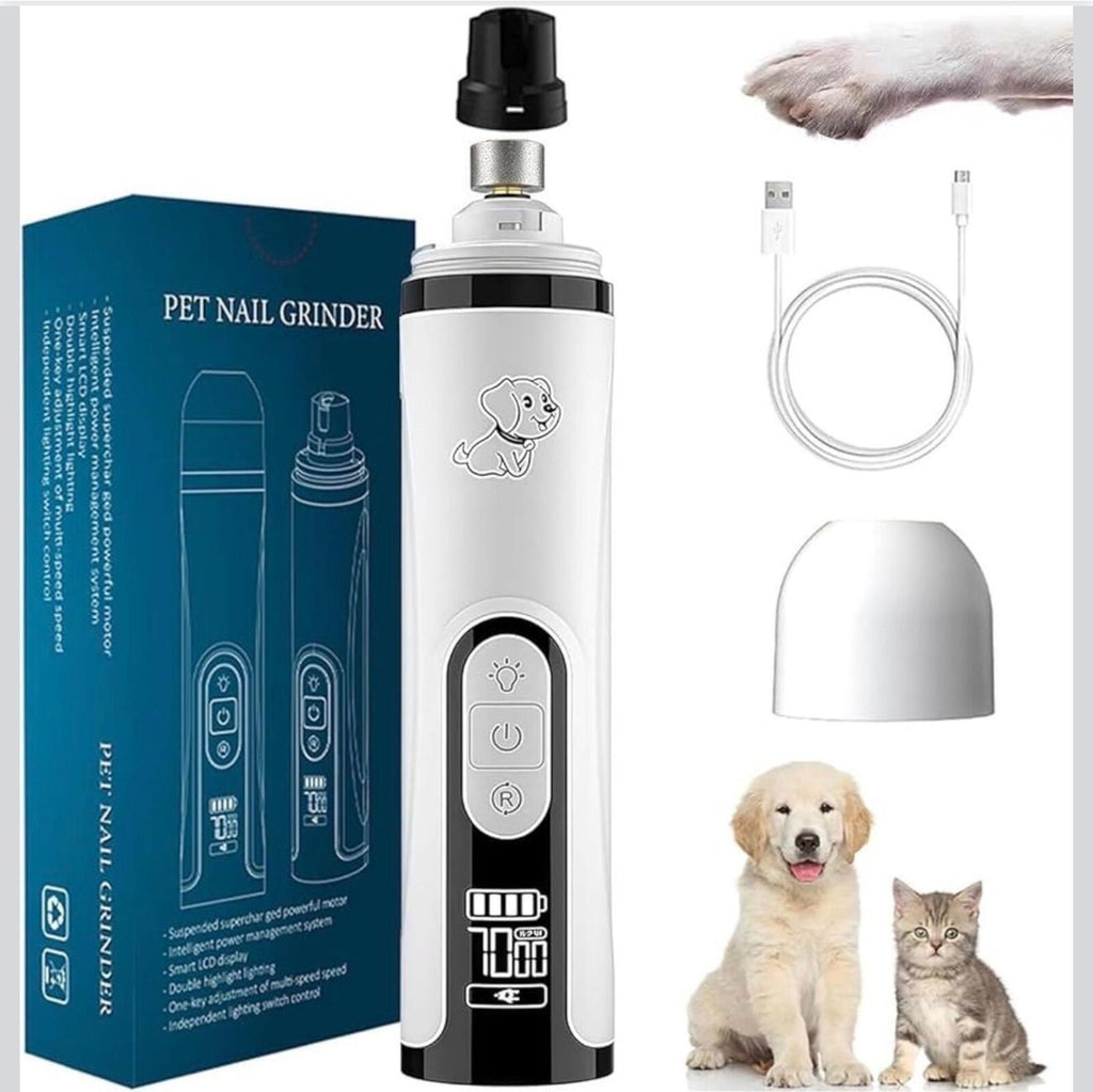Silent Pet Nail Grinder USB Rechargeable Low Noise Trimmer