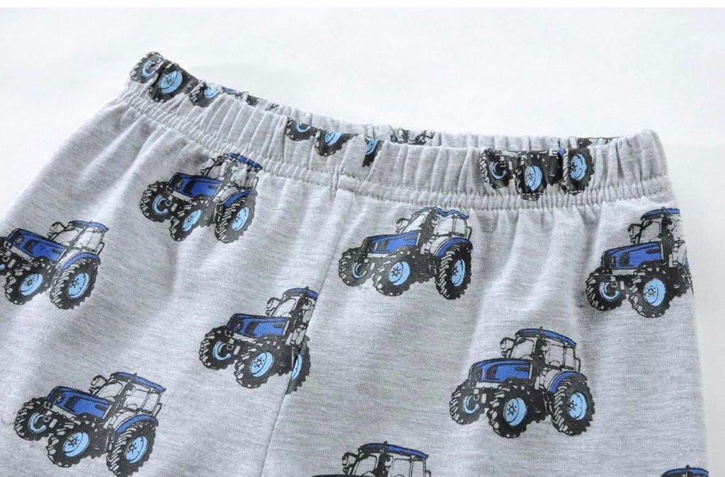 Boys Tractor Pajama Set (3T) — Soft, Easy, Bedtime Win