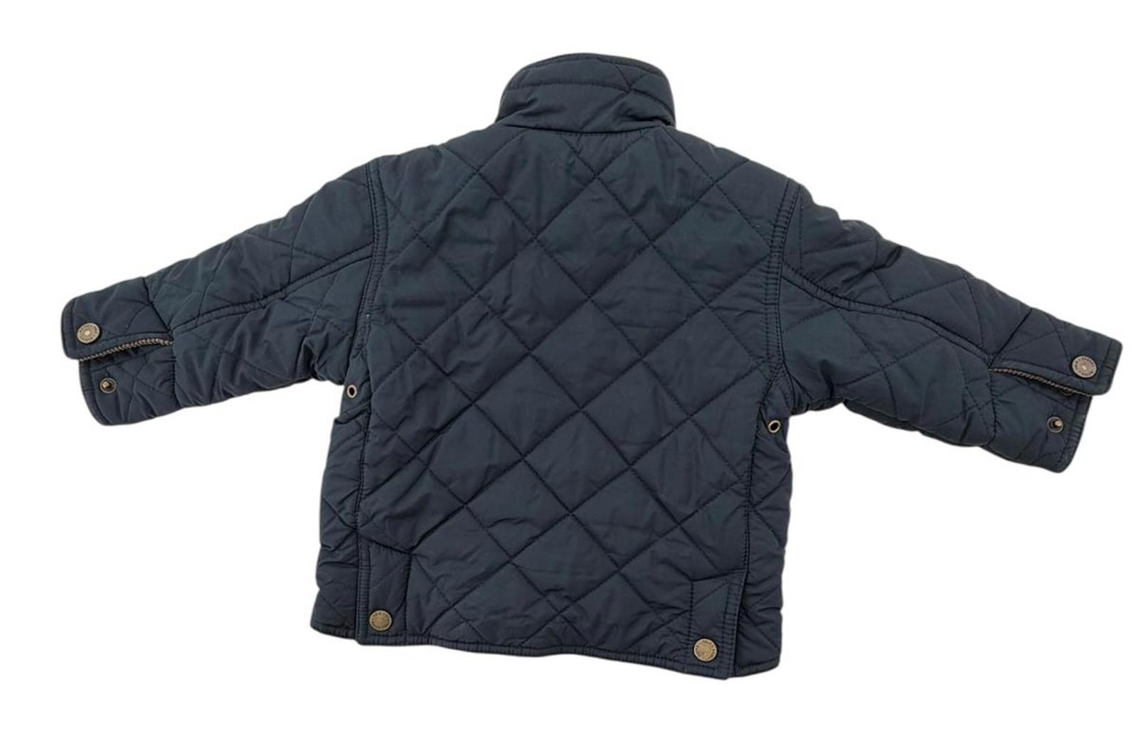Ralph Lauren Boys Navy Quilted Jacket | Size 12M — Classic Look, Clean Condition