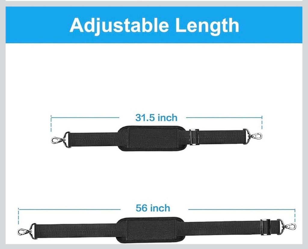 MOSISO Adjustable Padded Shoulder Strap 56” Non Slip Memory Foam Replacement