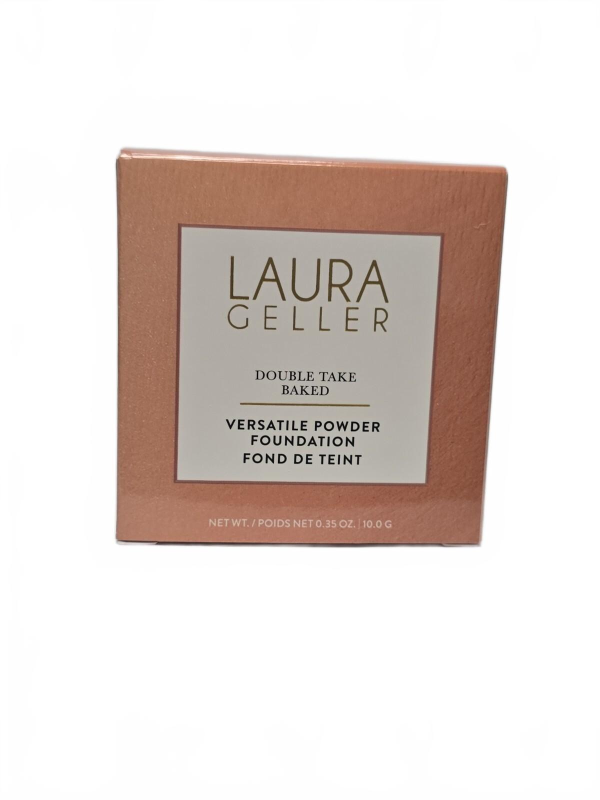 Laura Geller Double Take Baked Powder Foundation Medium Full Coverage Matte NIB