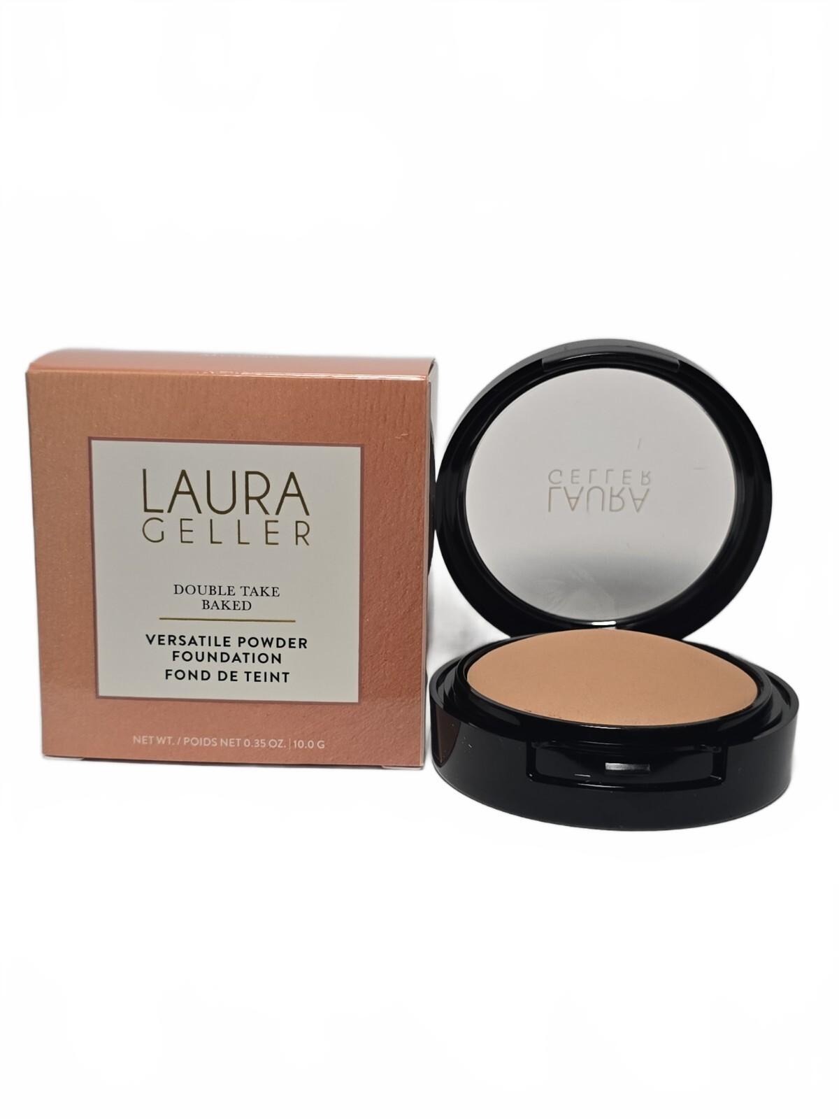 Laura Geller Double Take Baked Powder Foundation Medium Full Coverage Matte NIB