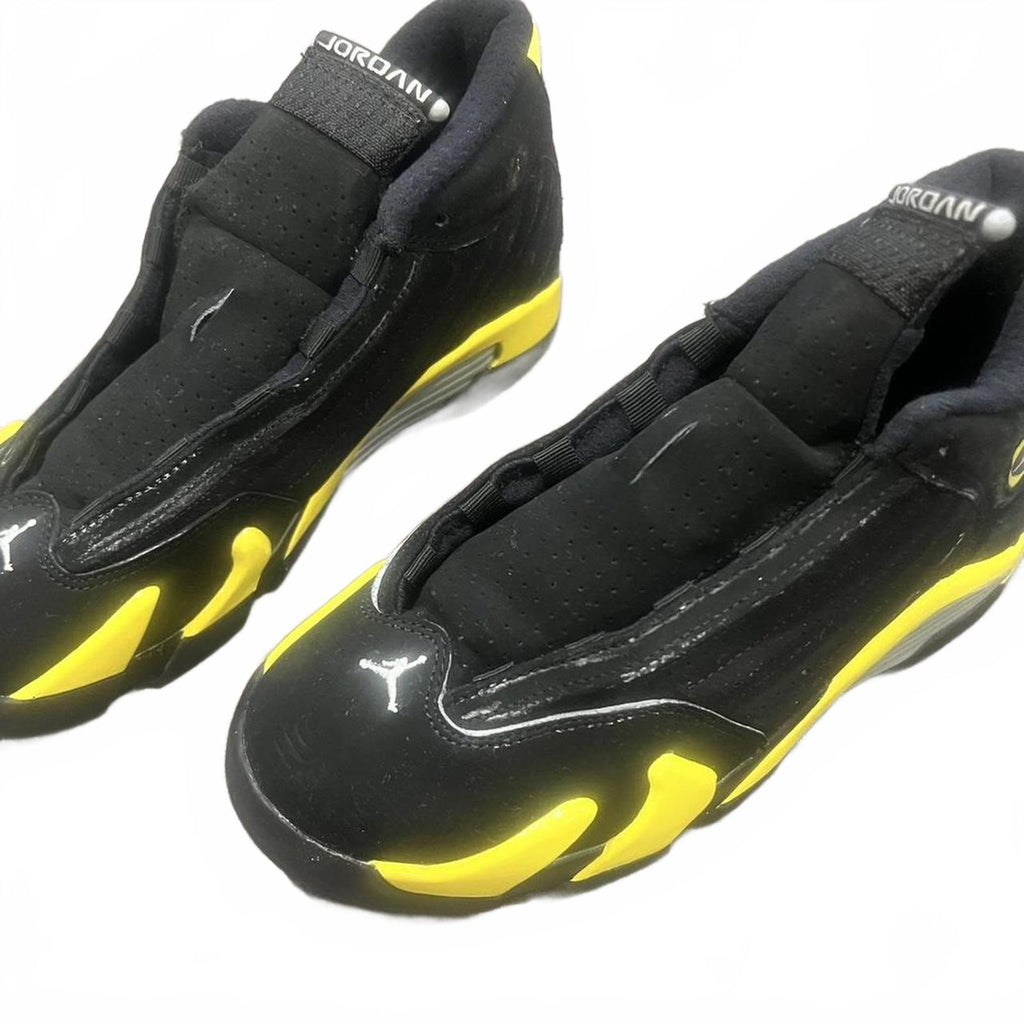 Air Jordan 14 Retro Low 'Laney' – Black Yellow | Size 6Y