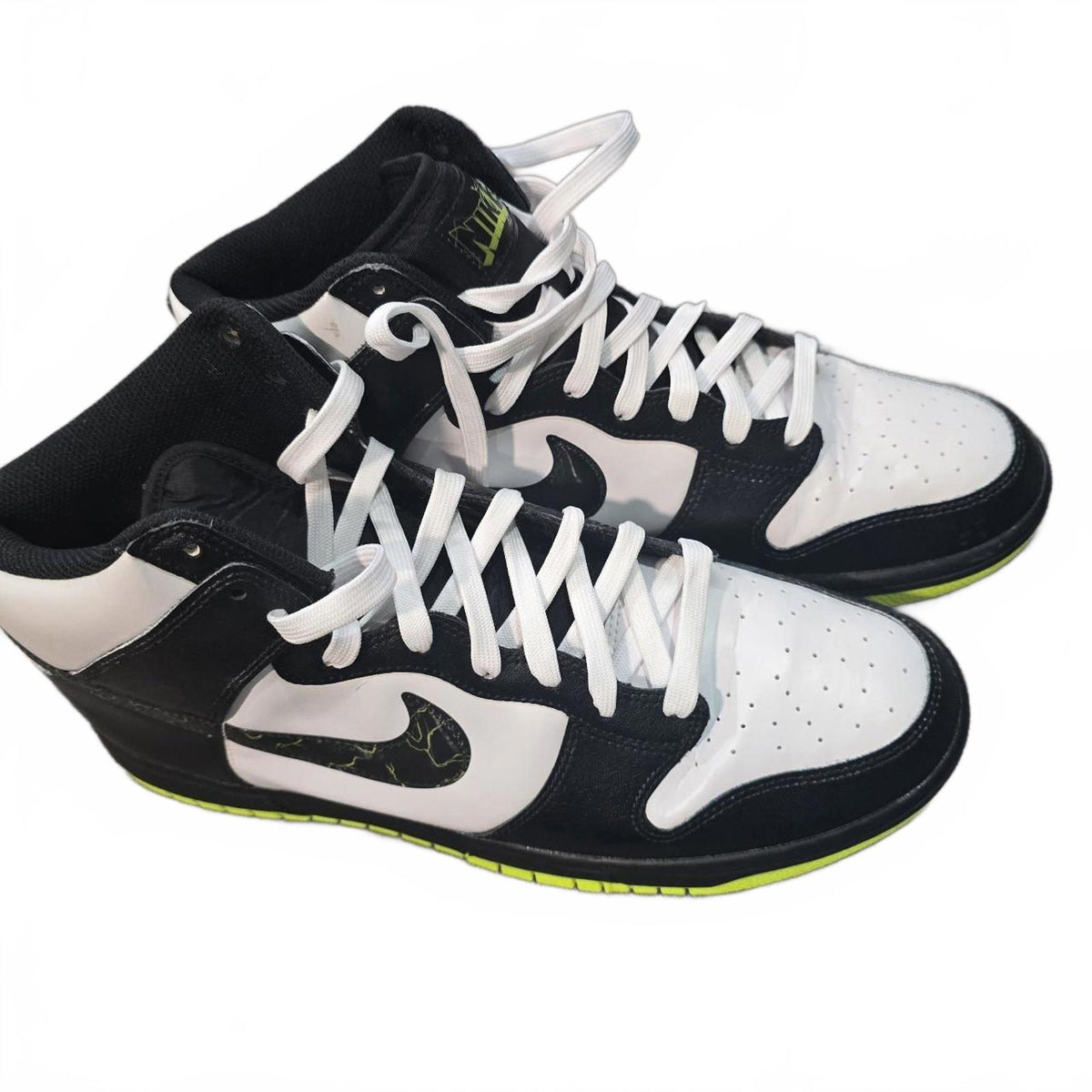 Nike Dunk High Black White Volt Men’s Size 11.5