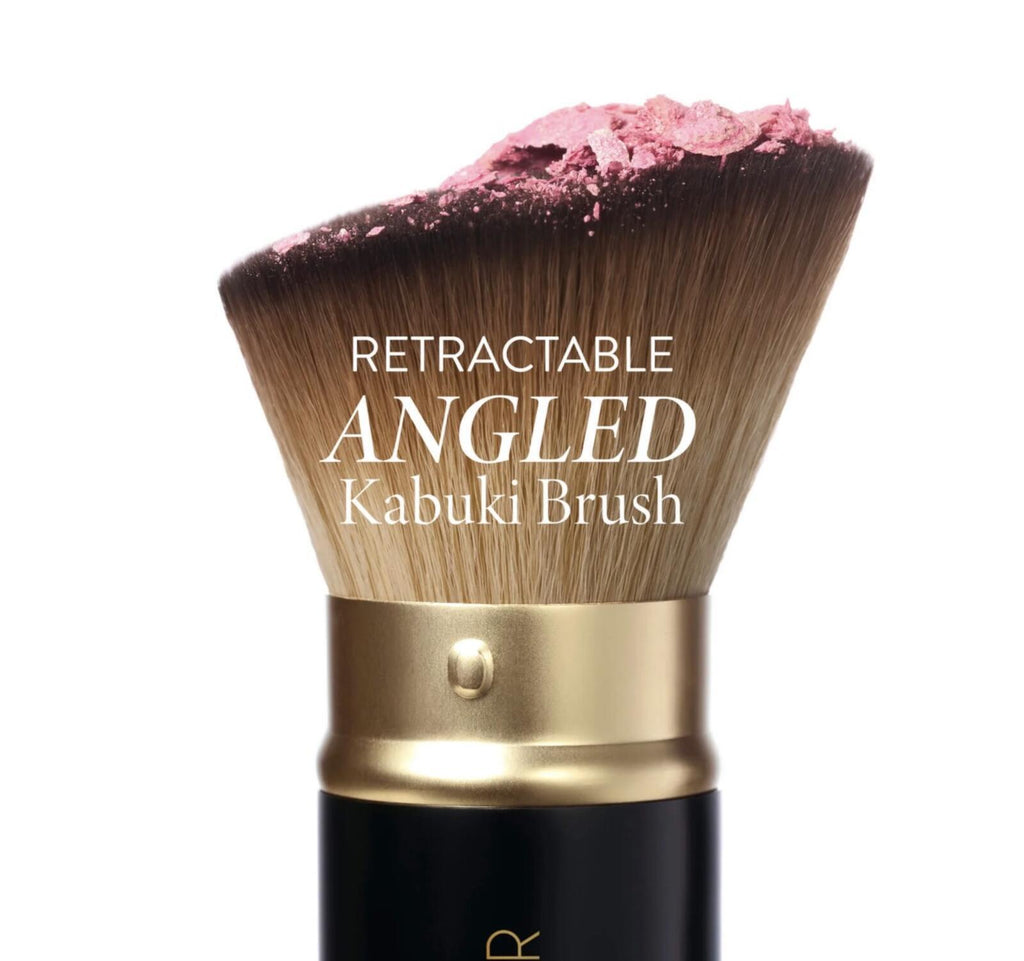 Retractable Kabuki Brush – Powder Cream Liquid Flawless Blend