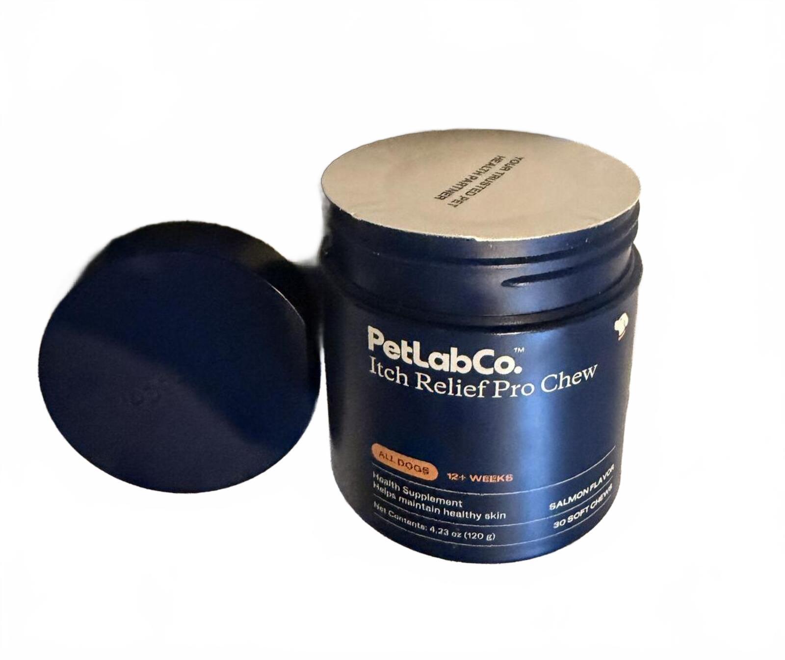 PetLab Co. Salmon Itch Relief Chews for Dogs | Omega 3 Skin & Allergy Support