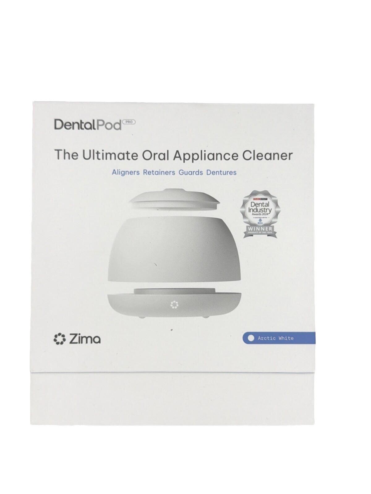 Zima Dental Pod Pro Ultrasonic Retainer Cleaner Machine White New