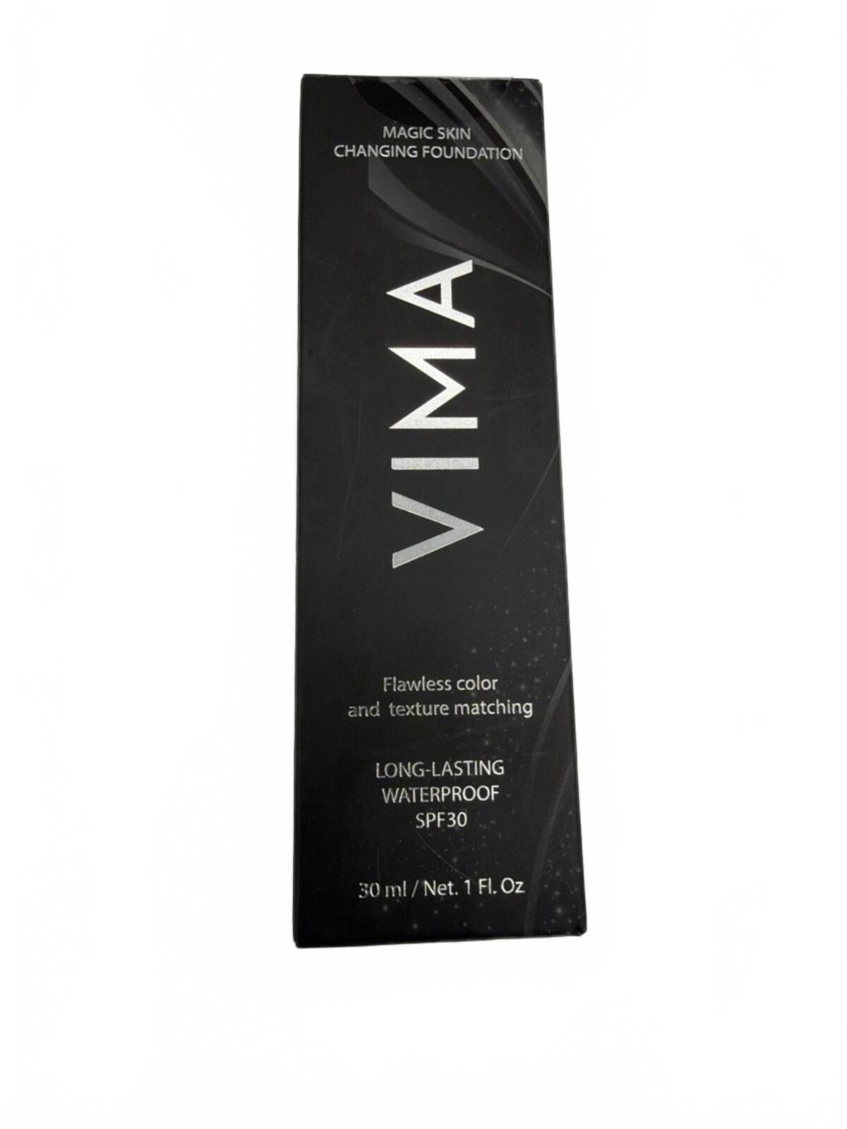 VIMA Magic Skin Changing Foundation SPF30 Waterproof Vegan Medium 30ml
