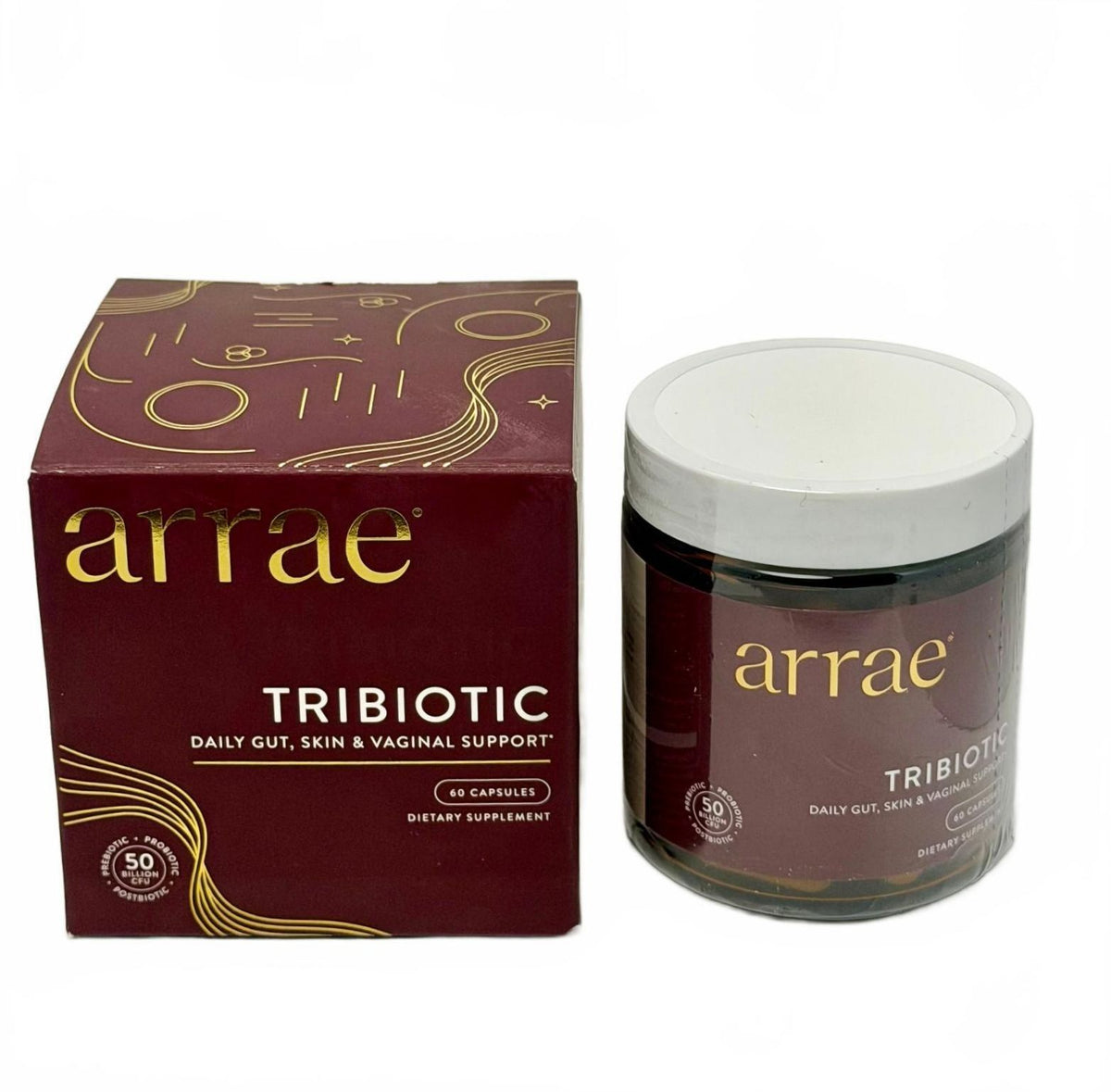 Arrae Tribiotic women's probiotic, 60 capsules