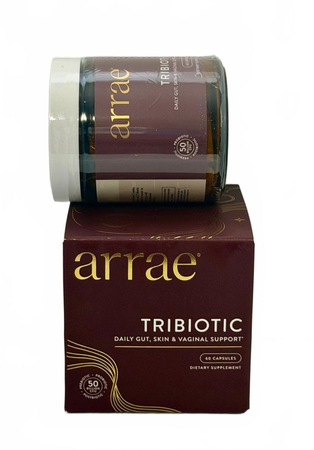 Arrae Tribiotic daily women's probiotic with 9 strains